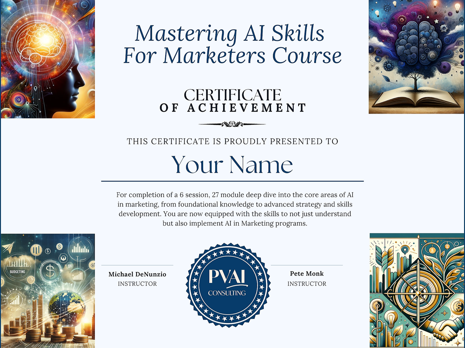 Learn In A Live Cohort / Get Certified